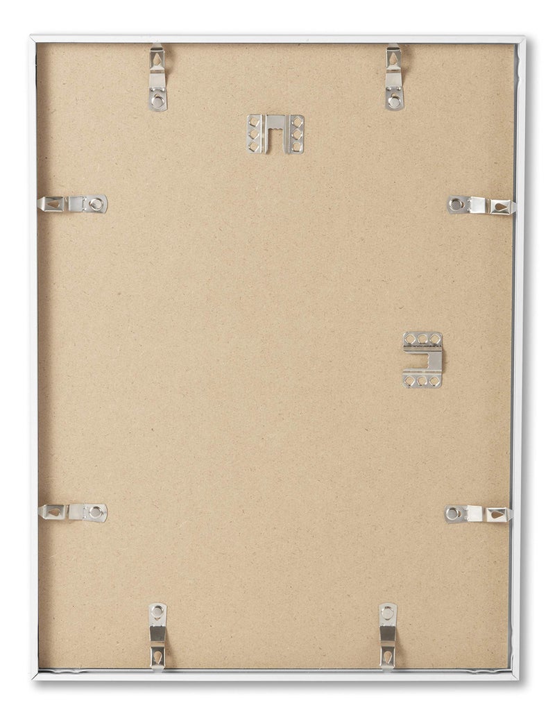 Opposite Wall Aluminium Metal Picture Frame, 12x16 in. | 31x41 cm White Sleek Matte, Lightweight, Shatterproof and Durable, Perfectly Crafted for Picture, Poster, Photo and Collage Displays - Image 2
